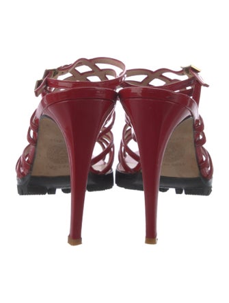 Gianni Versace Patent Leather Sandals
