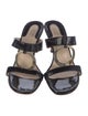 Gianni Versace Patent Leather Slides