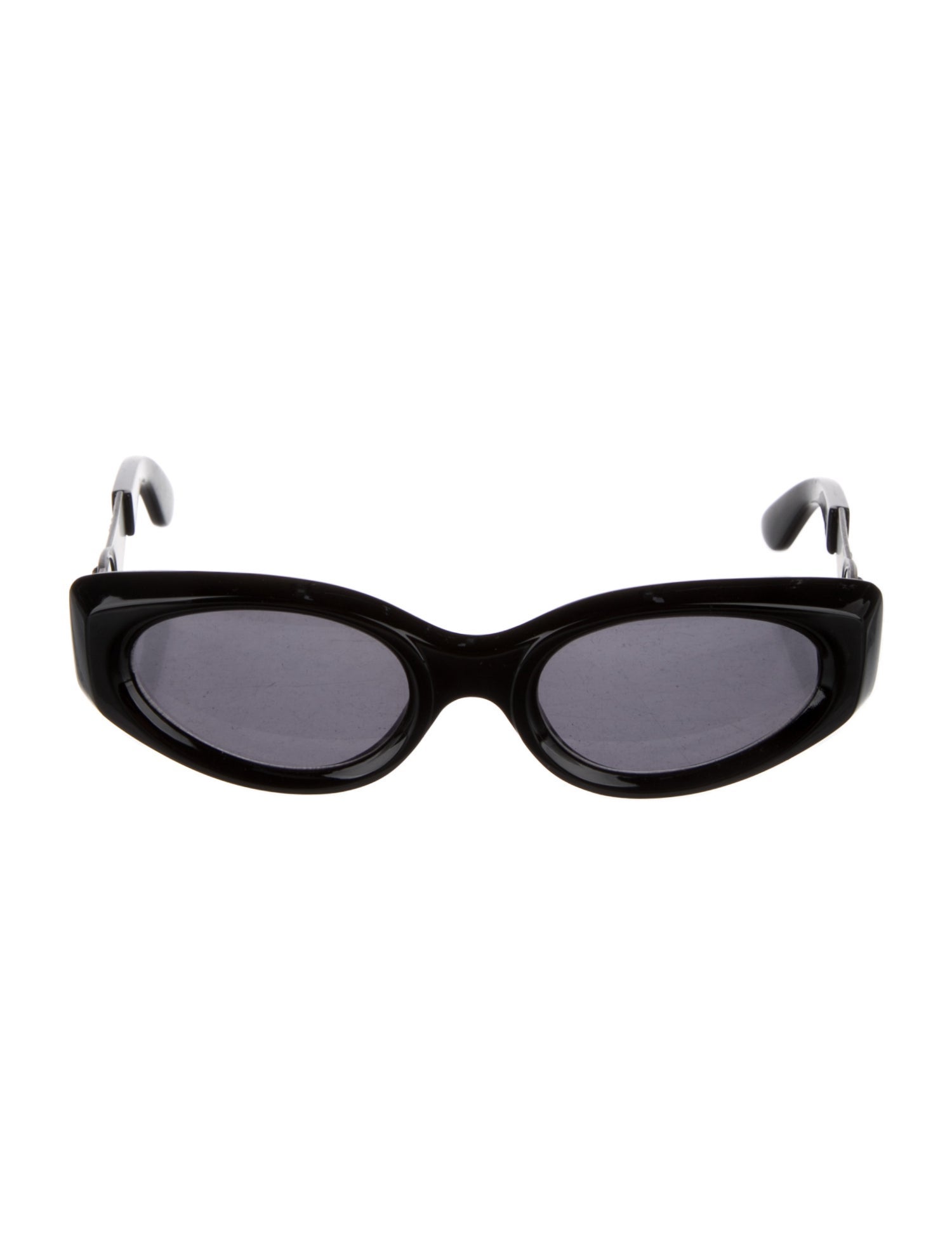 Gianni Versace Medusa Insignia Round Sunglasses