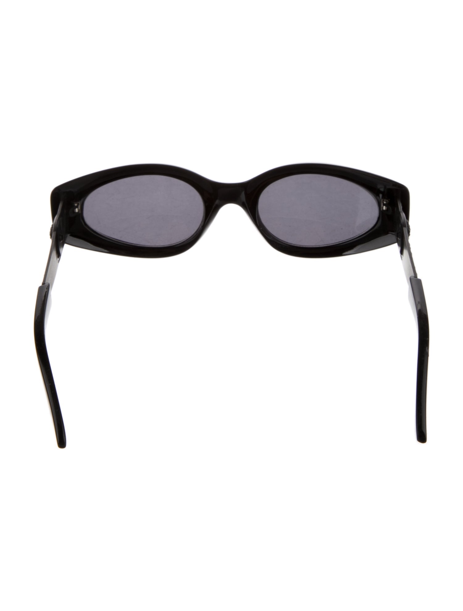 Gianni Versace Medusa Insignia Round Sunglasses