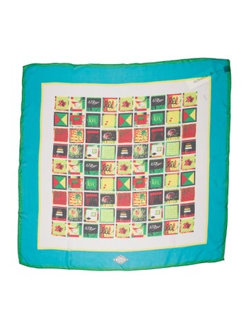 Gianni Versace Scarves and Shawls Silk Printed Scarf