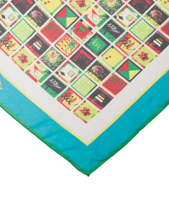 Gianni Versace Silk Printed Scarf