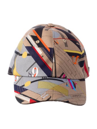 Gianni Versace Patterned Print Baseball Cap
