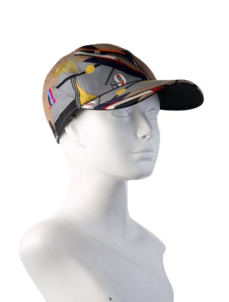 Gianni Versace Patterned Print Baseball Cap