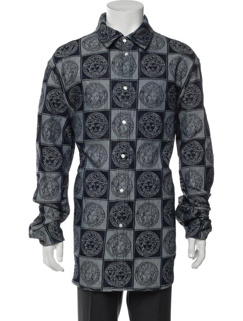Gianni Versace Printed Trench Coat