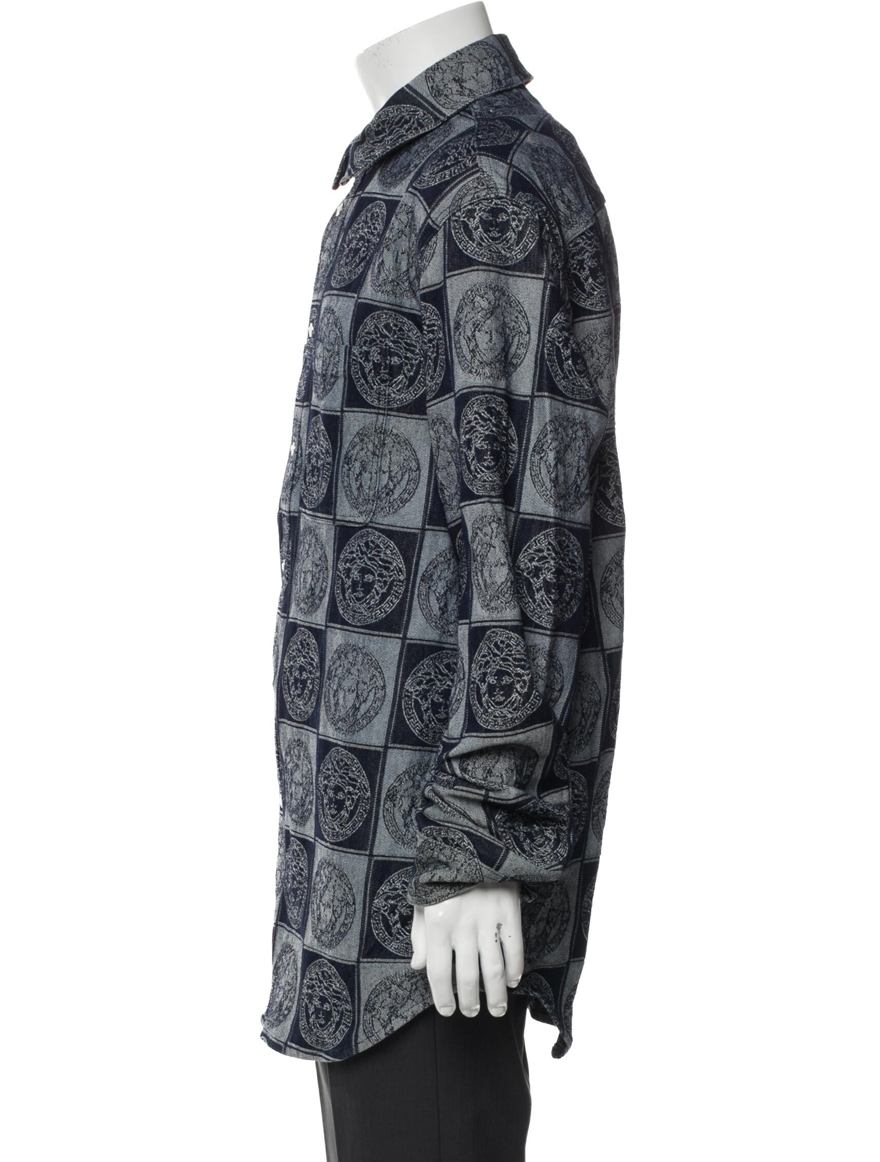 Gianni Versace Printed Trench Coat