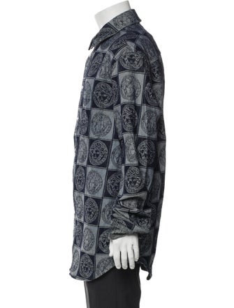 Gianni Versace Printed Trench Coat