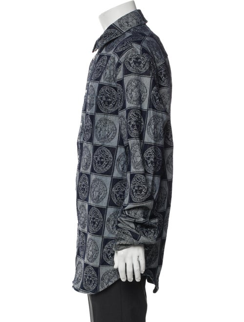 Gianni Versace Printed Trench Coat