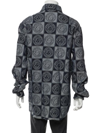 Gianni Versace Printed Trench Coat