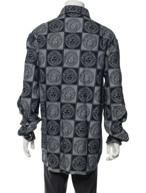 Gianni Versace Printed Trench Coat