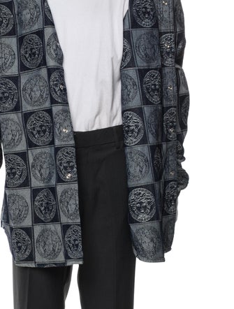 Gianni Versace Printed Trench Coat
