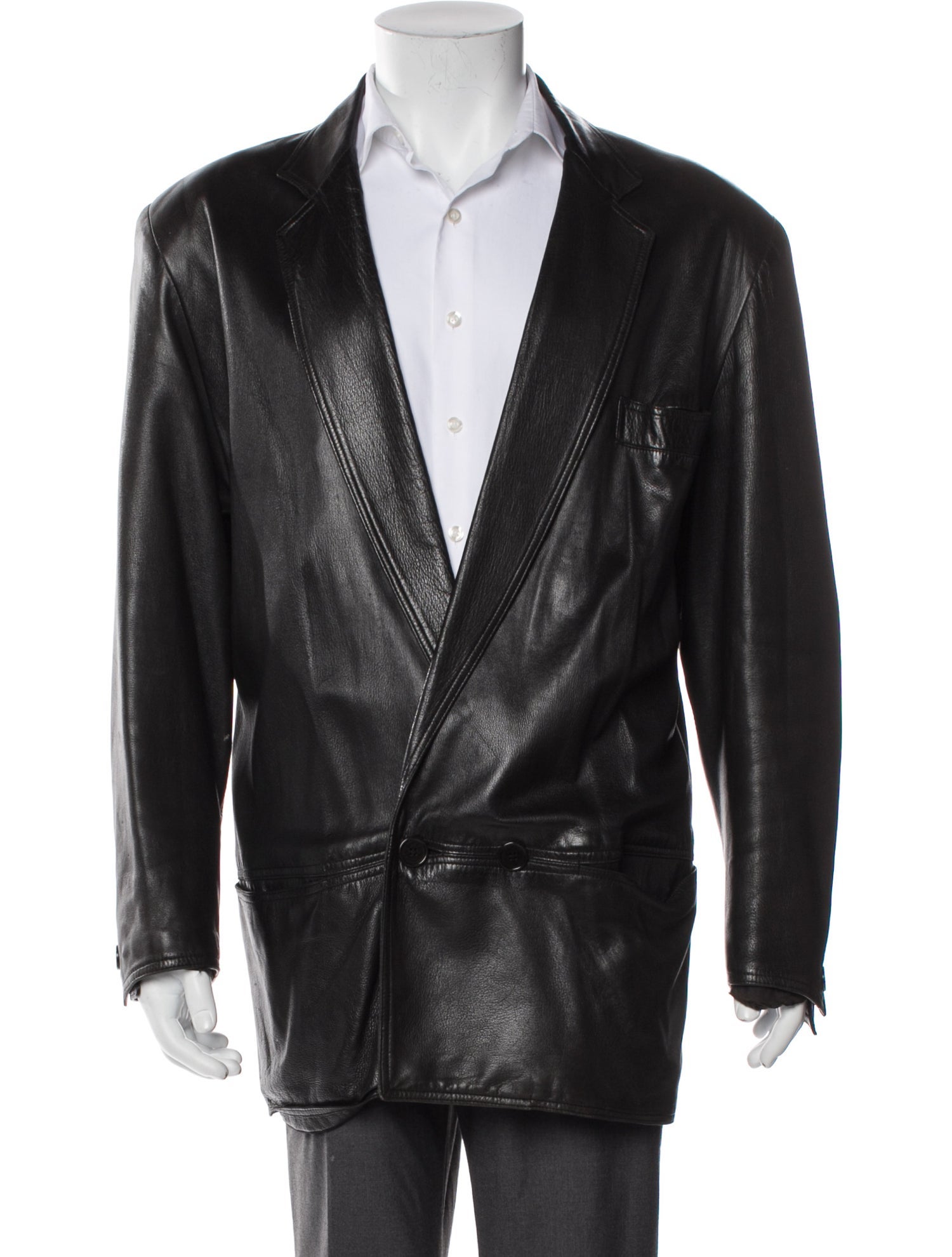 Gianni Versace Vintage 1980's Moto Jacket