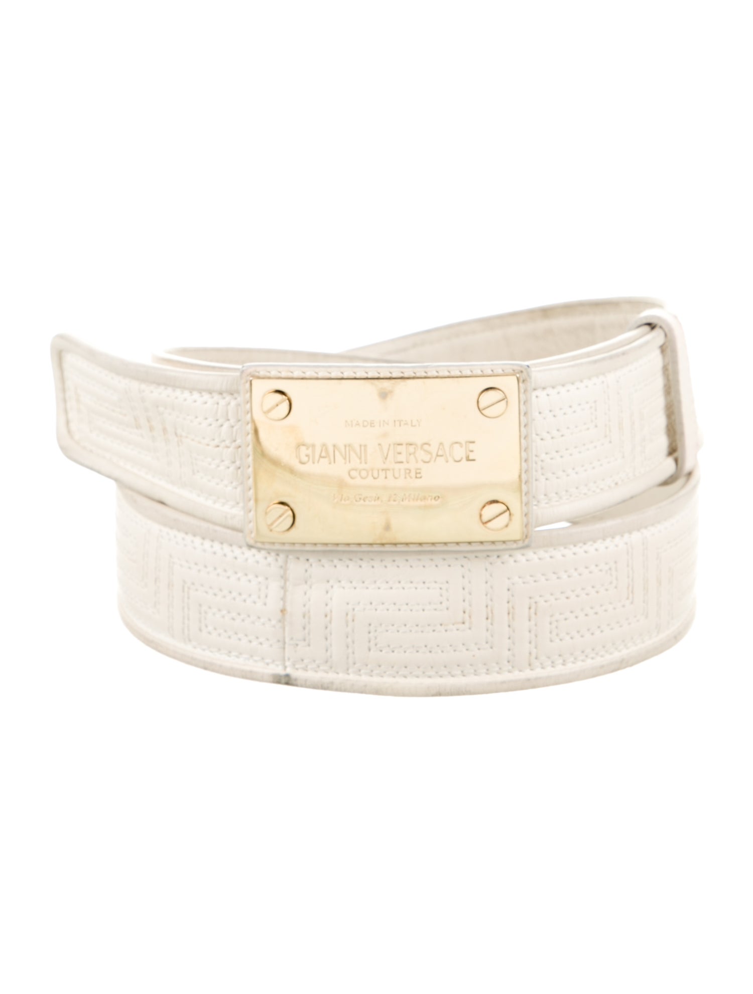Gianni Versace Leather Waist Belt