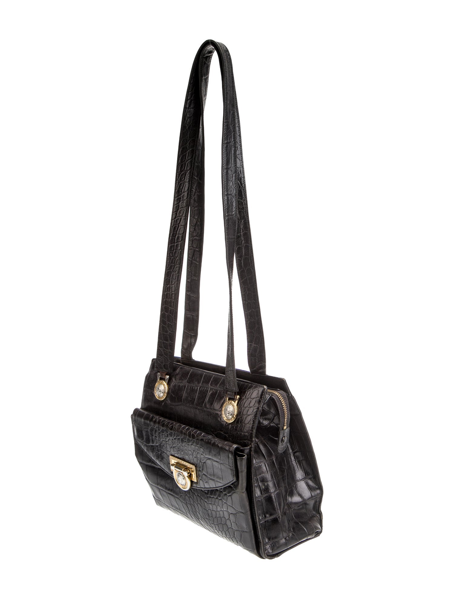 Gianni Versace Leather Shoulder Bag
