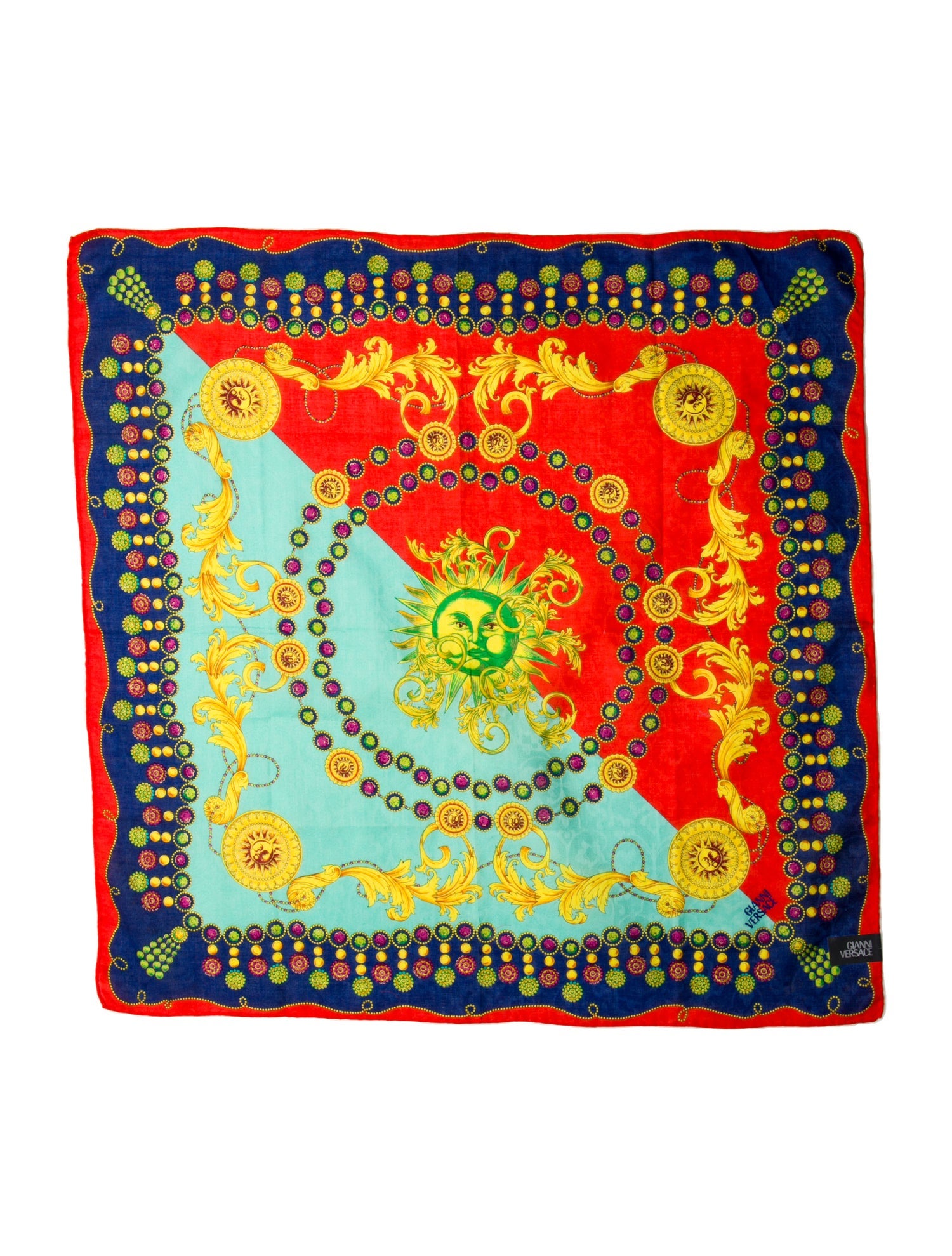 Gianni Versace Silk Printed Scarf