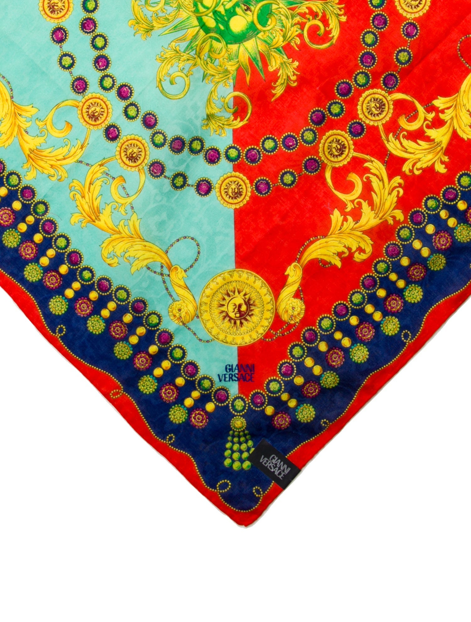 Gianni Versace Silk Printed Scarf