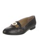 Gianni Versace Medusa Insignia Leather Loafers