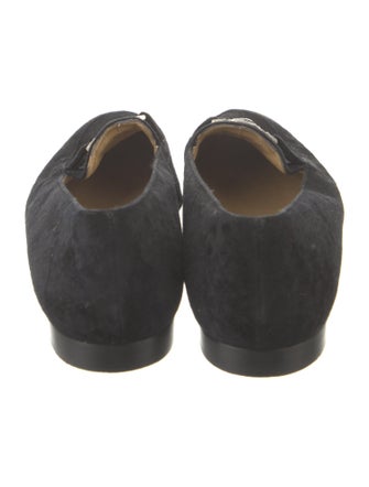 Gianni Versace Medusa Insignia Velvet Loafers