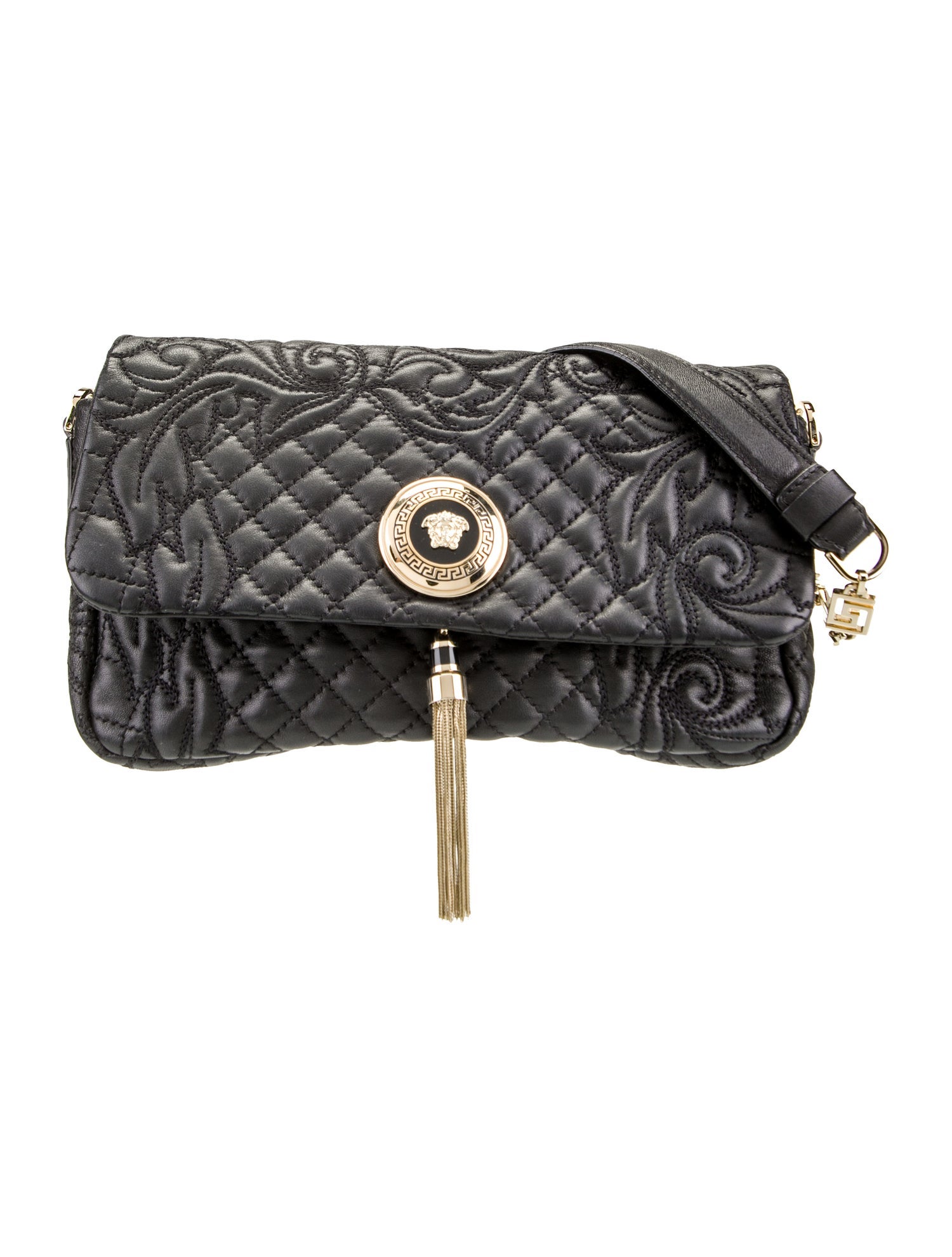 Gianni Versace Leather Shoulder Bag