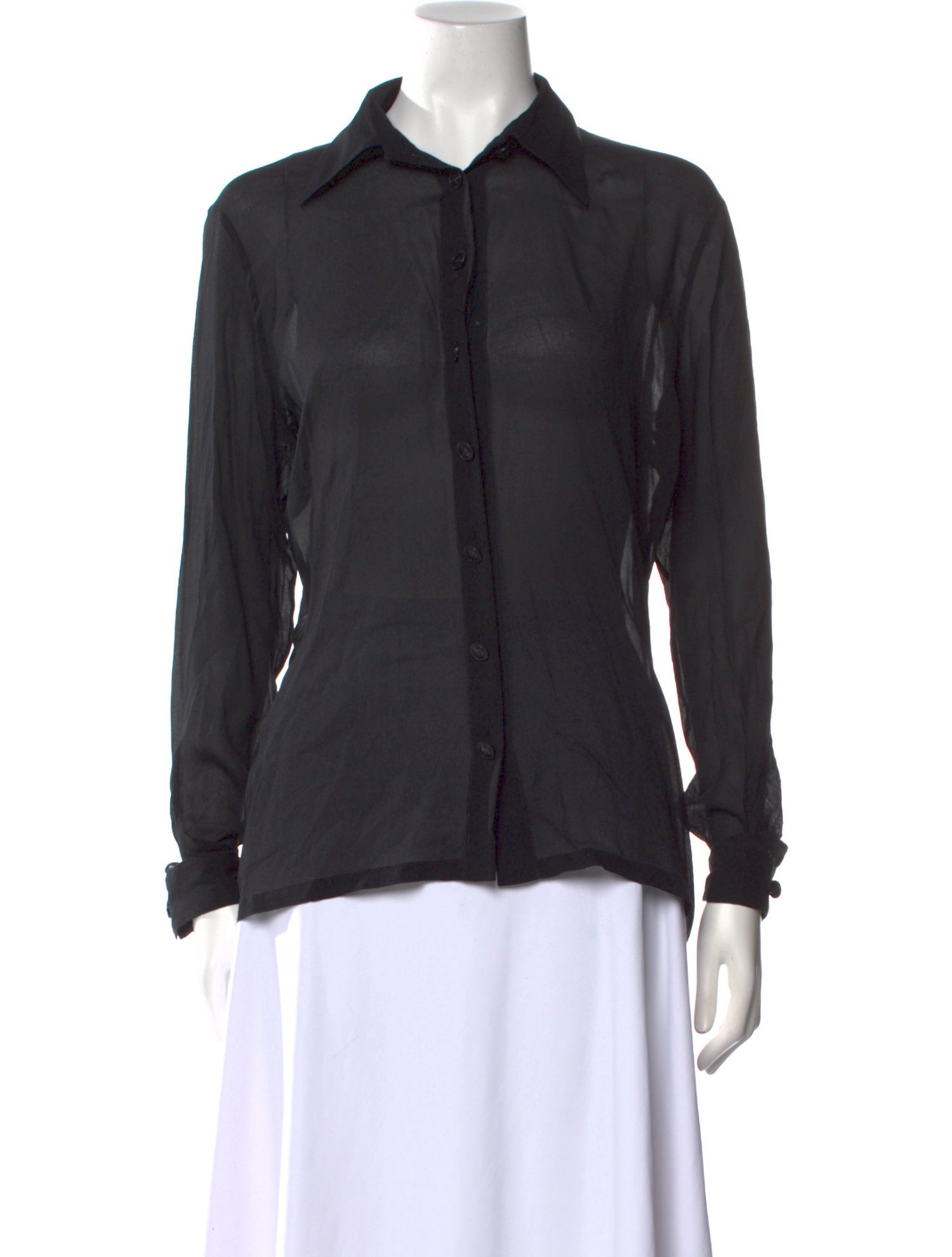 Gianni Versace Vintage 1996 Button-Up Top