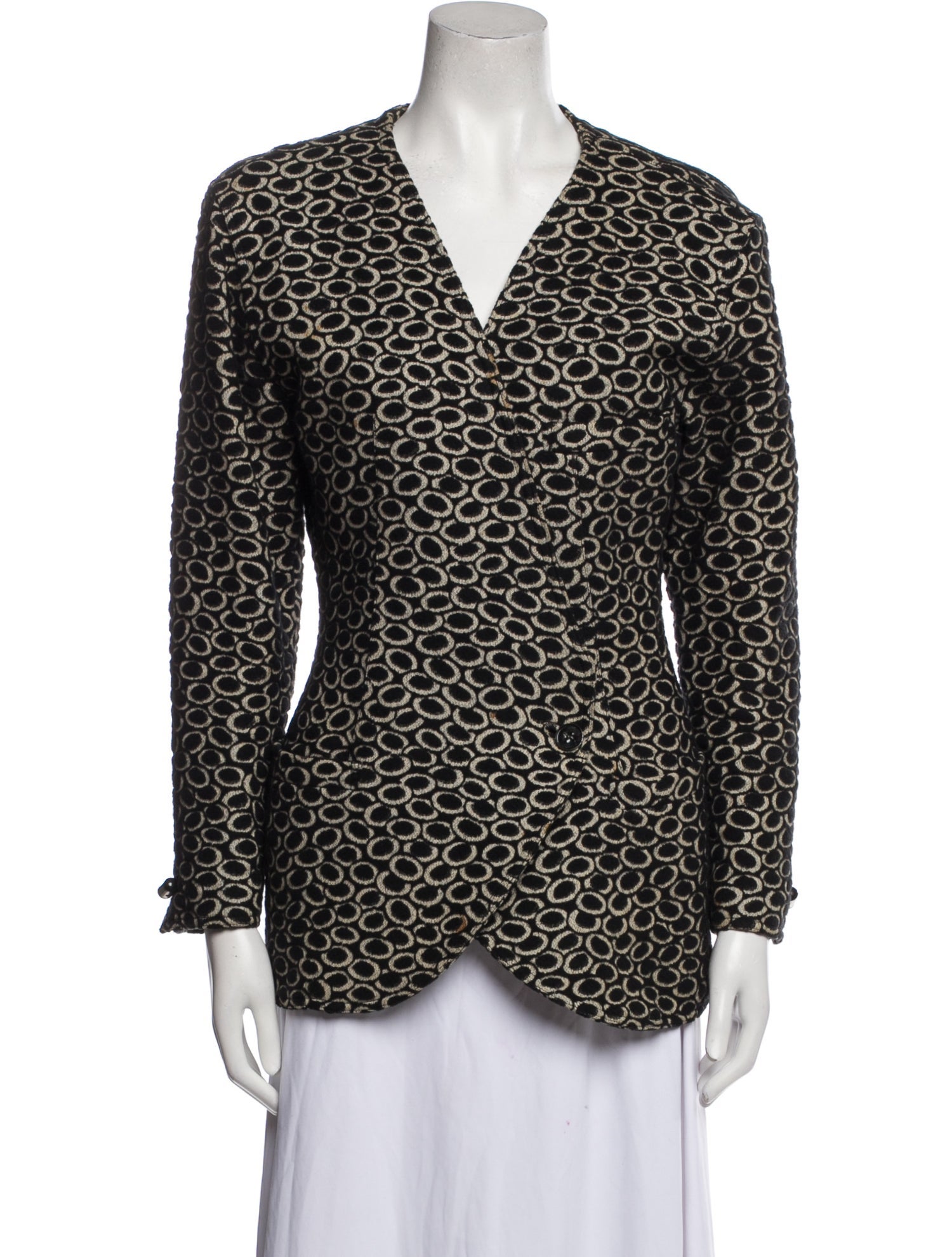 Gianni Versace Vintage Wool Evening Jacket