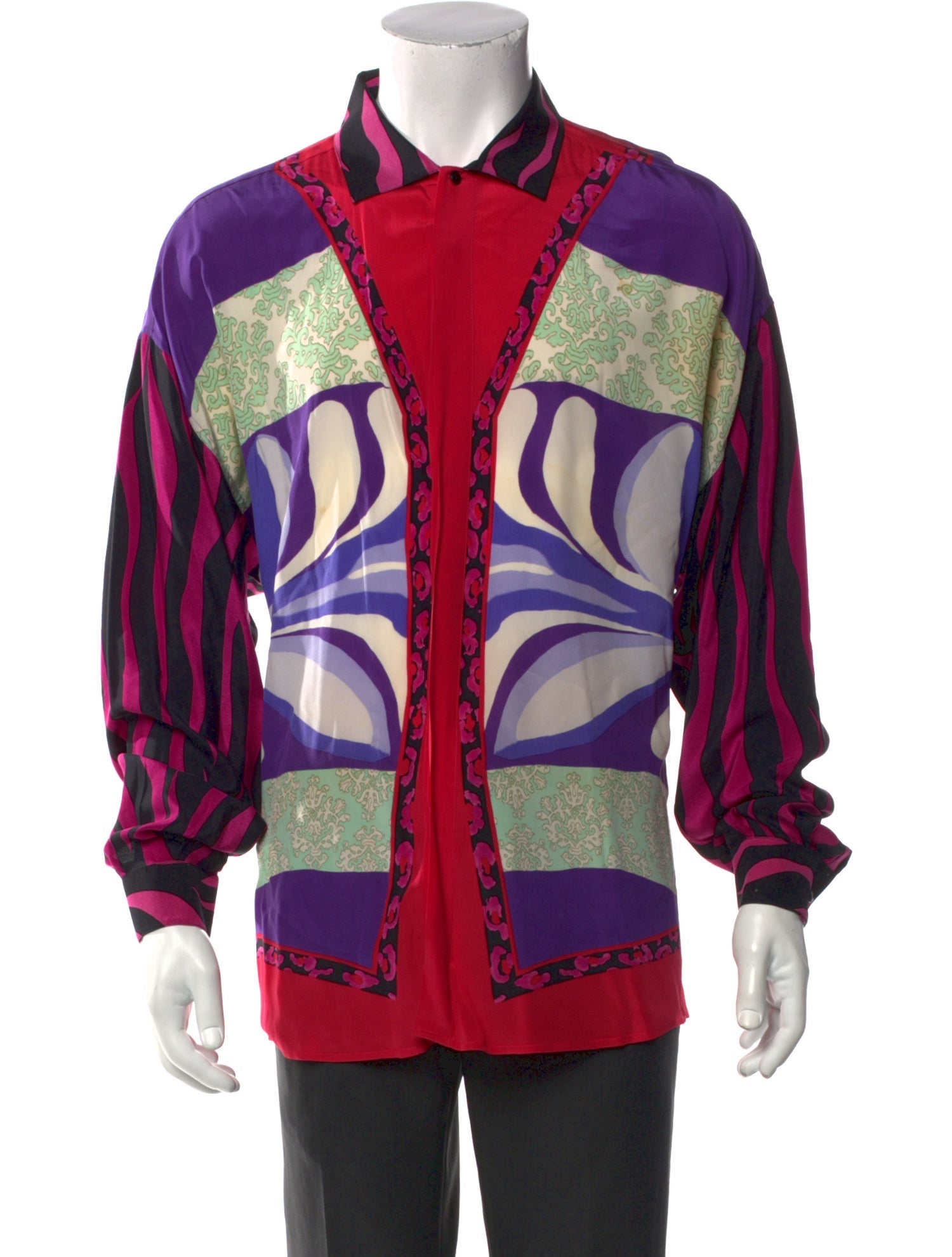 Gianni Versace Vintage Late 1980's - Early 1990's Western Shirt