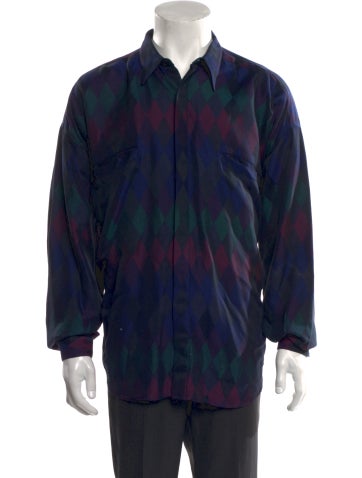 Gianni Versace Casual Shirts Vintage Late 1970's - Early 1980's Shirt XL