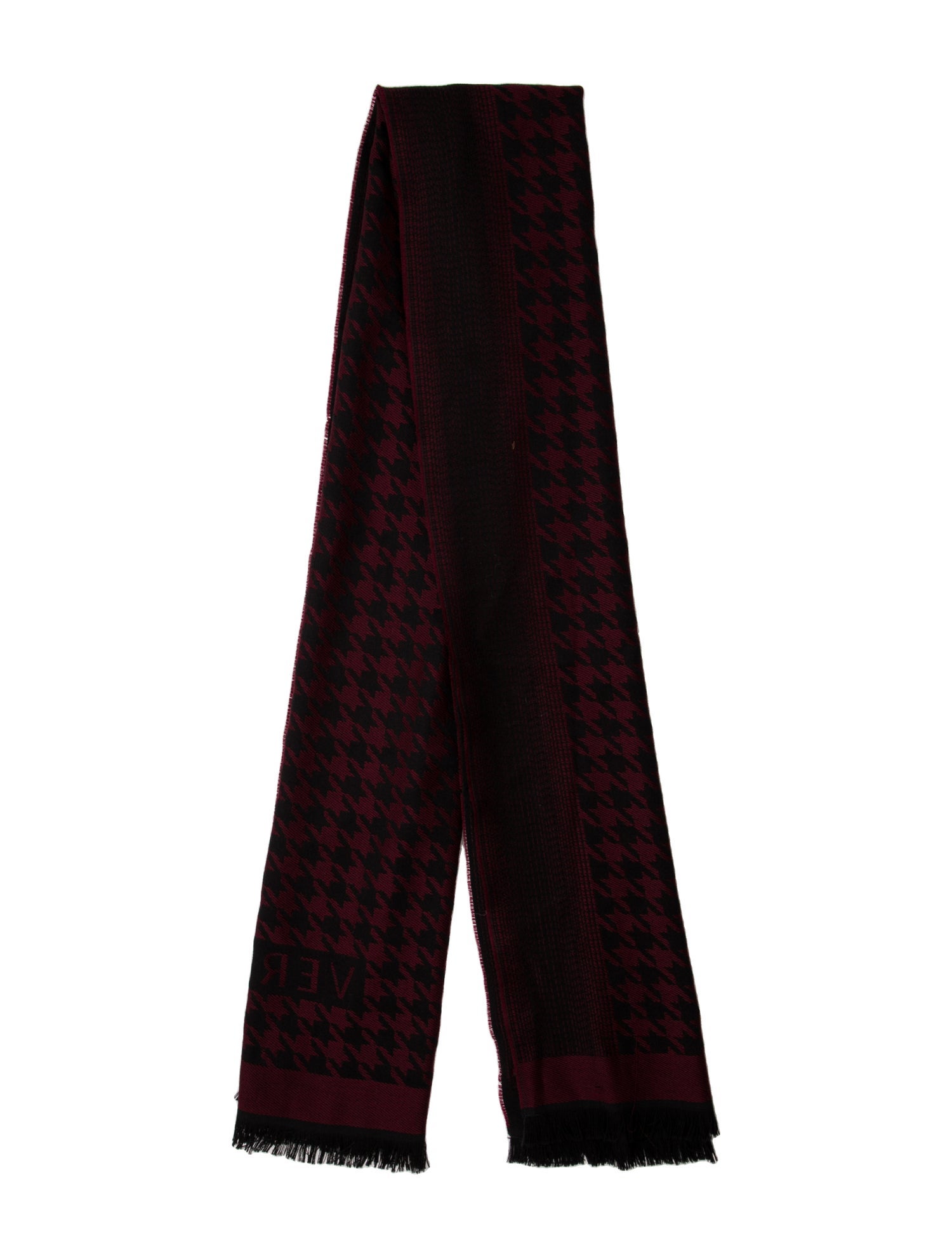 Gianni Versace Houndstooth Print Scarf