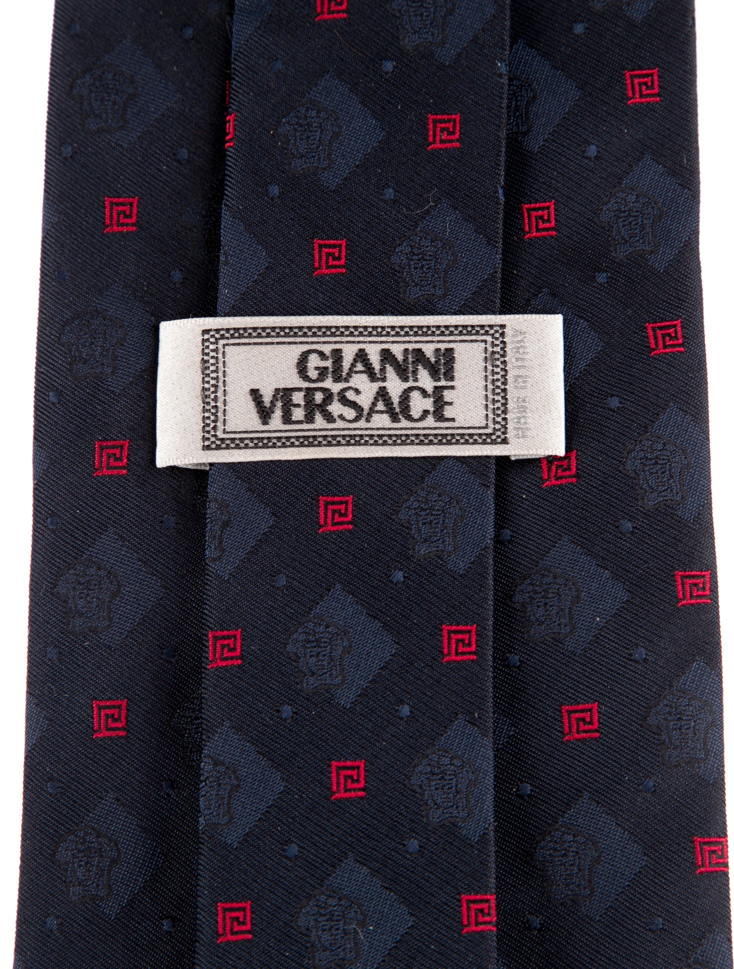 Gianni Versace Gianni Versace Men's Satin Patterned Tie