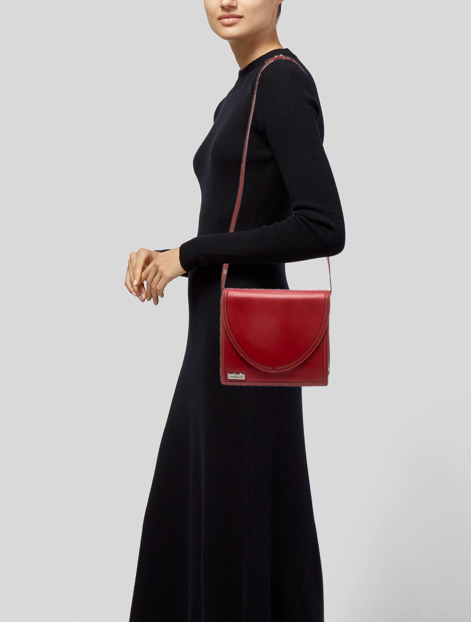 Gianni Versace Leather Shoulder Bag