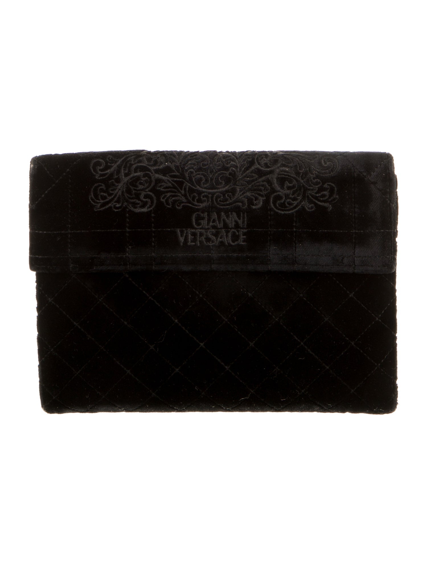Gianni Versace Velvet Printed Wallet