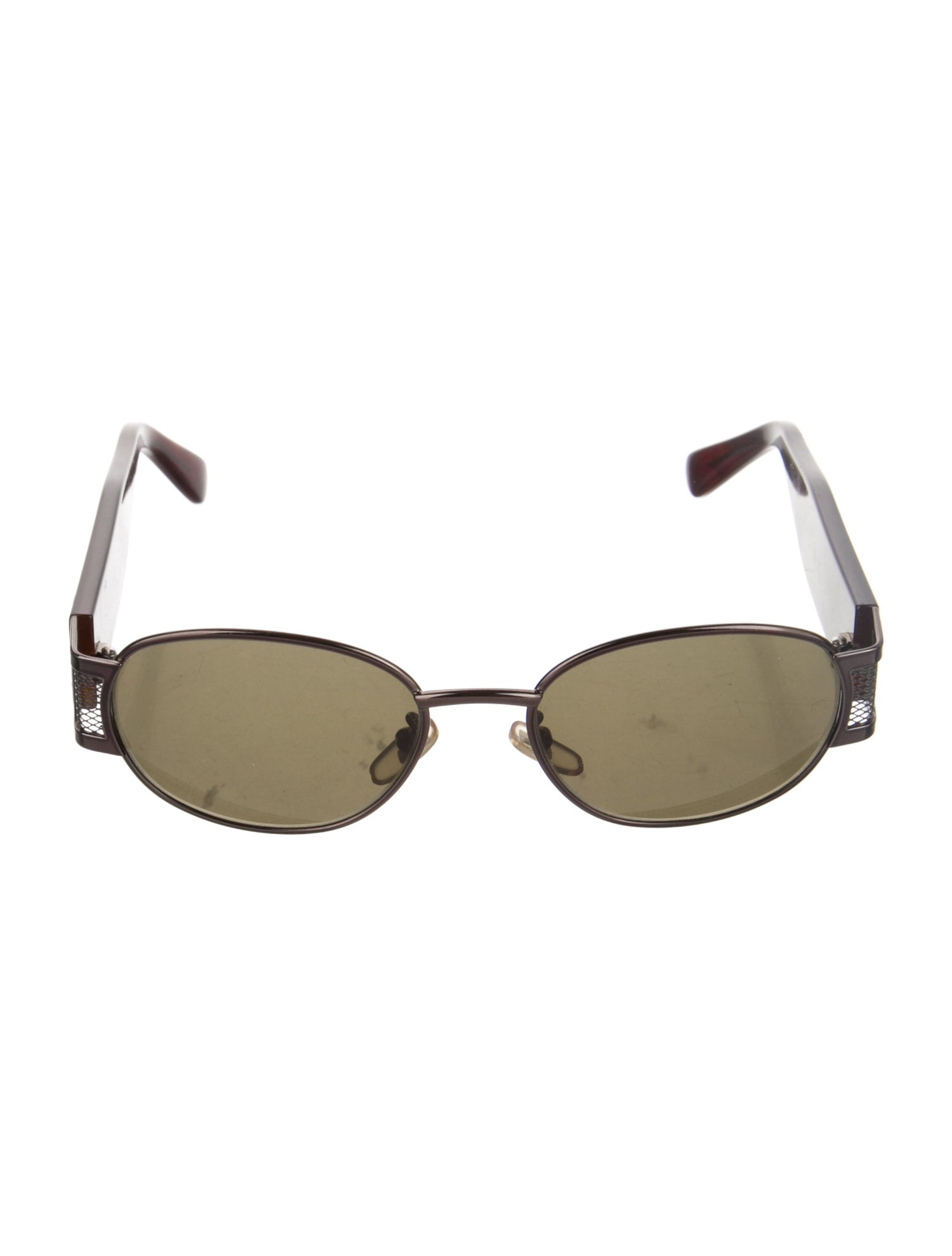 Gianni Versace Round Tinted Sunglasses