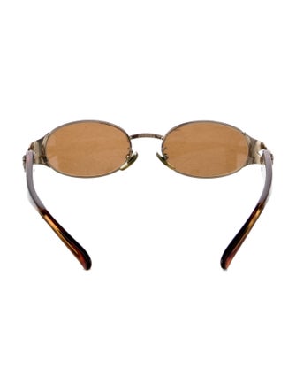 Gianni Versace Round Tinted Sunglasses