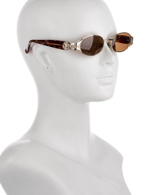 Gianni Versace Round Tinted Sunglasses