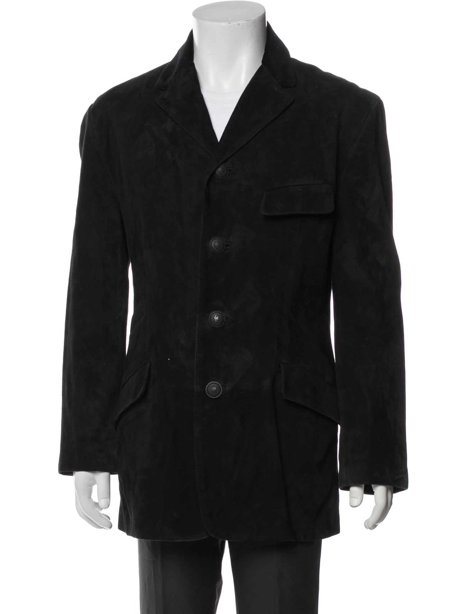 Gianni Versace Vintage Late 1980's - Early 1990's Peacoat