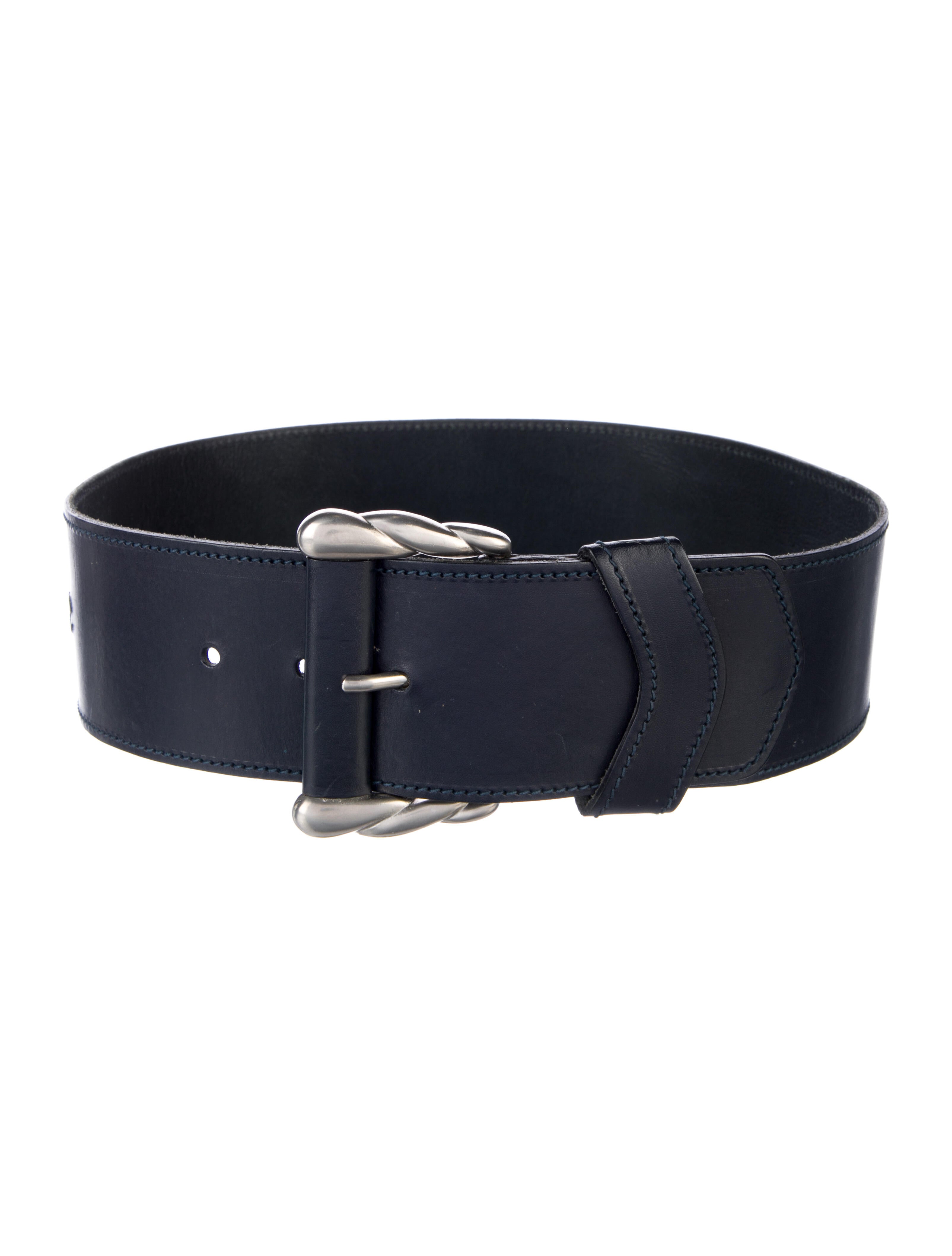 Gianni Versace Wide Leather Waist Belt
