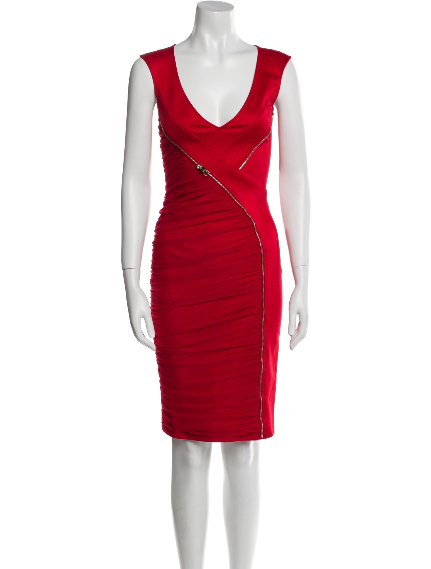 Gianni Versace Wool Knee-Length Dress