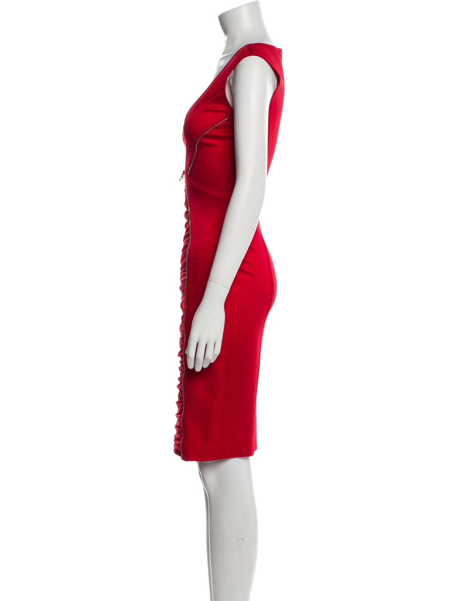 Gianni Versace Wool Knee-Length Dress