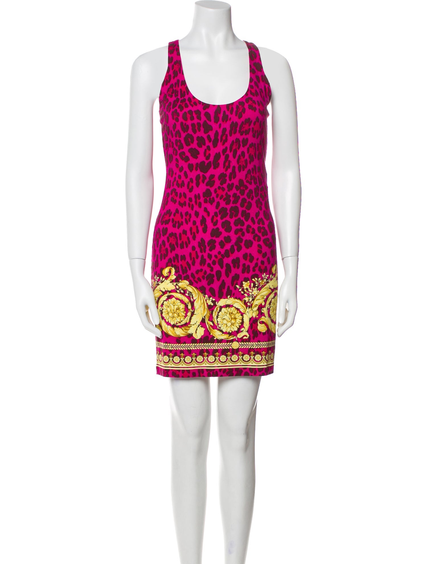 Gianni Versace Printed Mini Dress