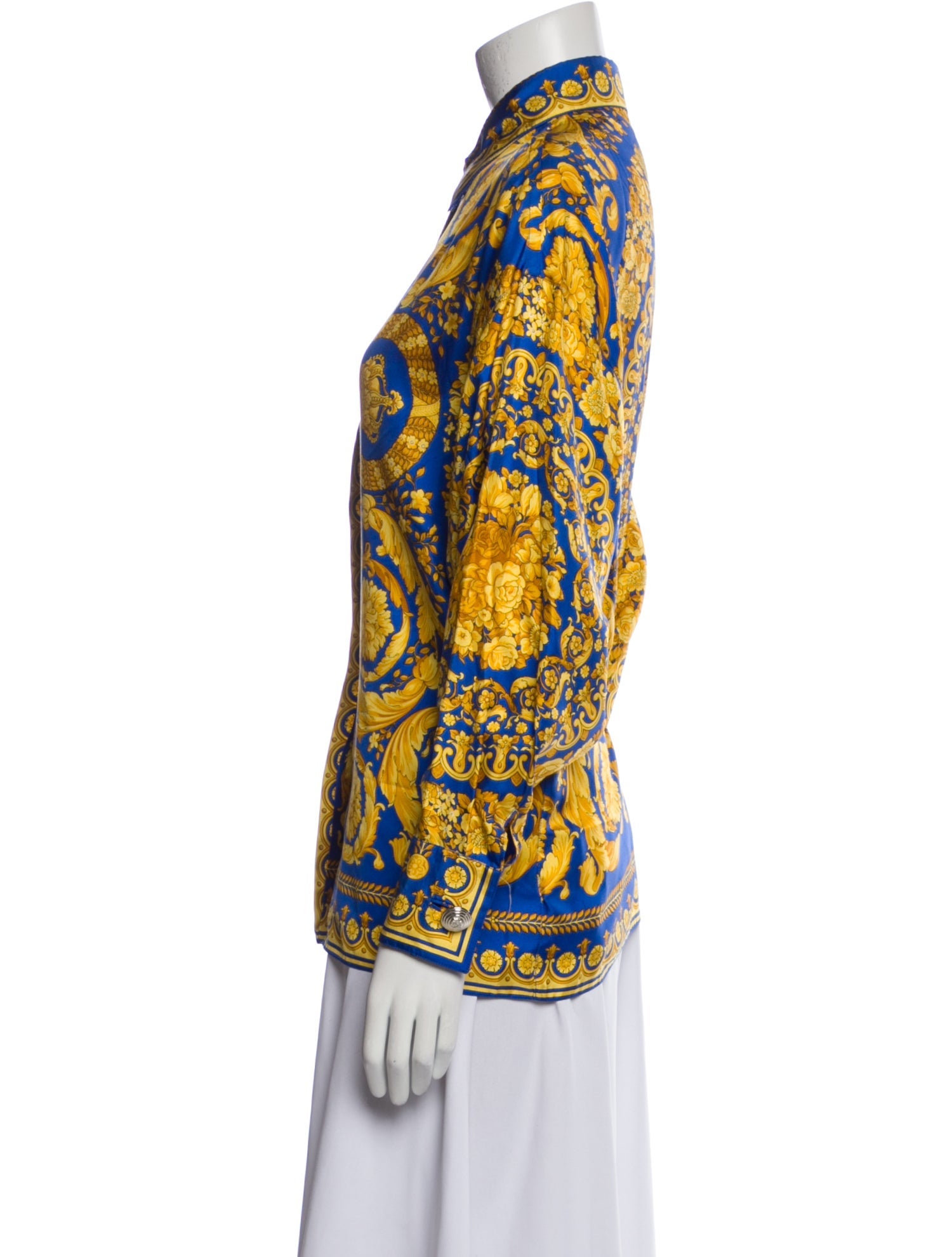 Gianni Versace Vintage 1994 Button-Up Top