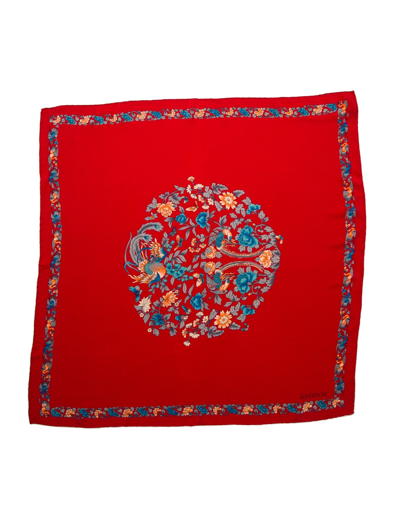 Gianni Versace Silk Printed Scarf