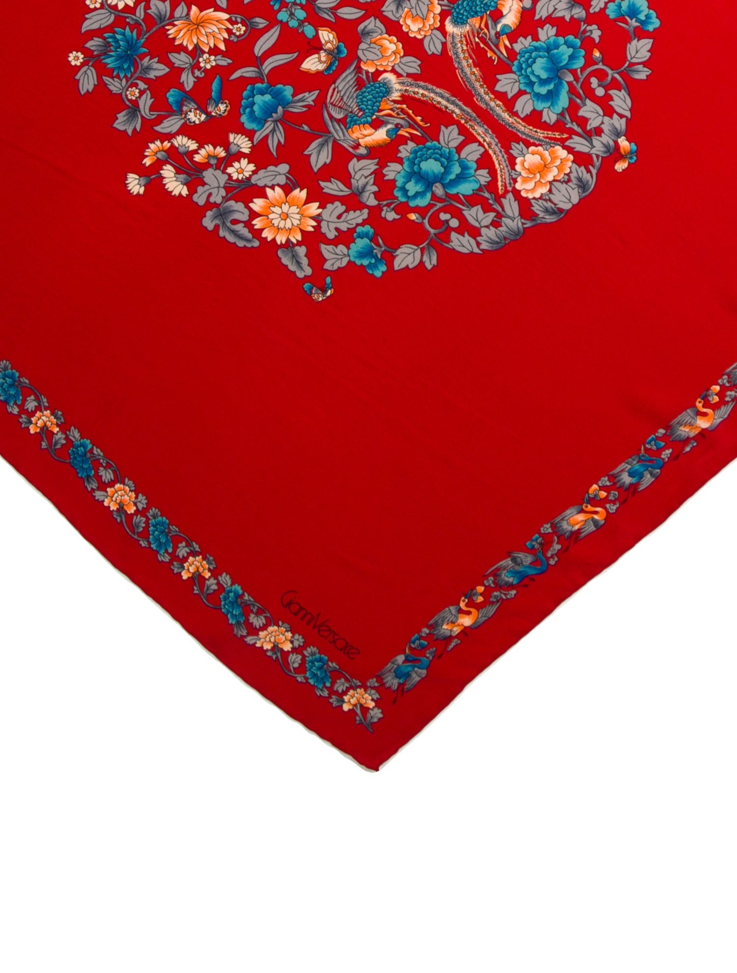 Gianni Versace Silk Printed Scarf