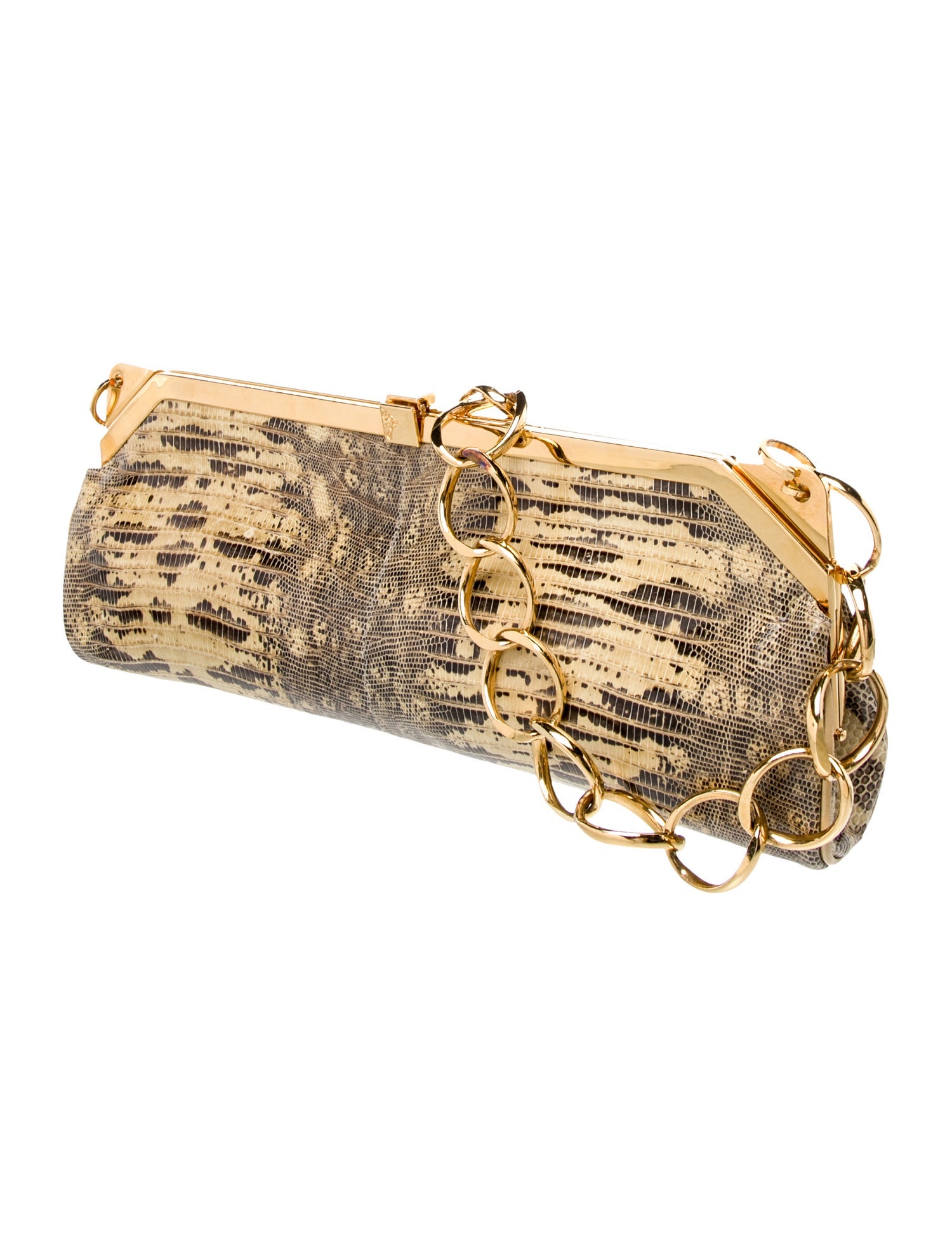 Gianni Versace Lizard Shoulder Bag