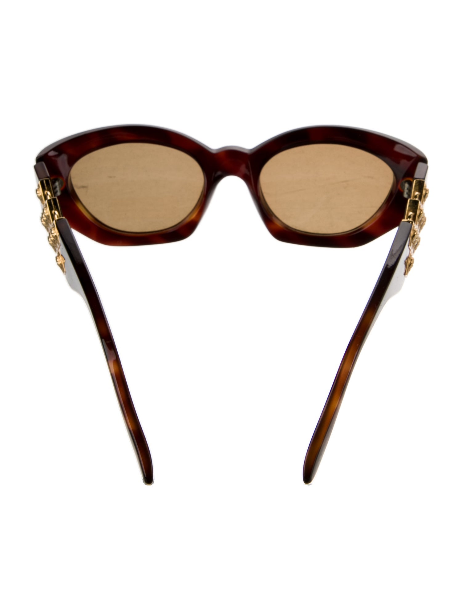 Gianni Versace Cat-Eye Tinted Sunglasses