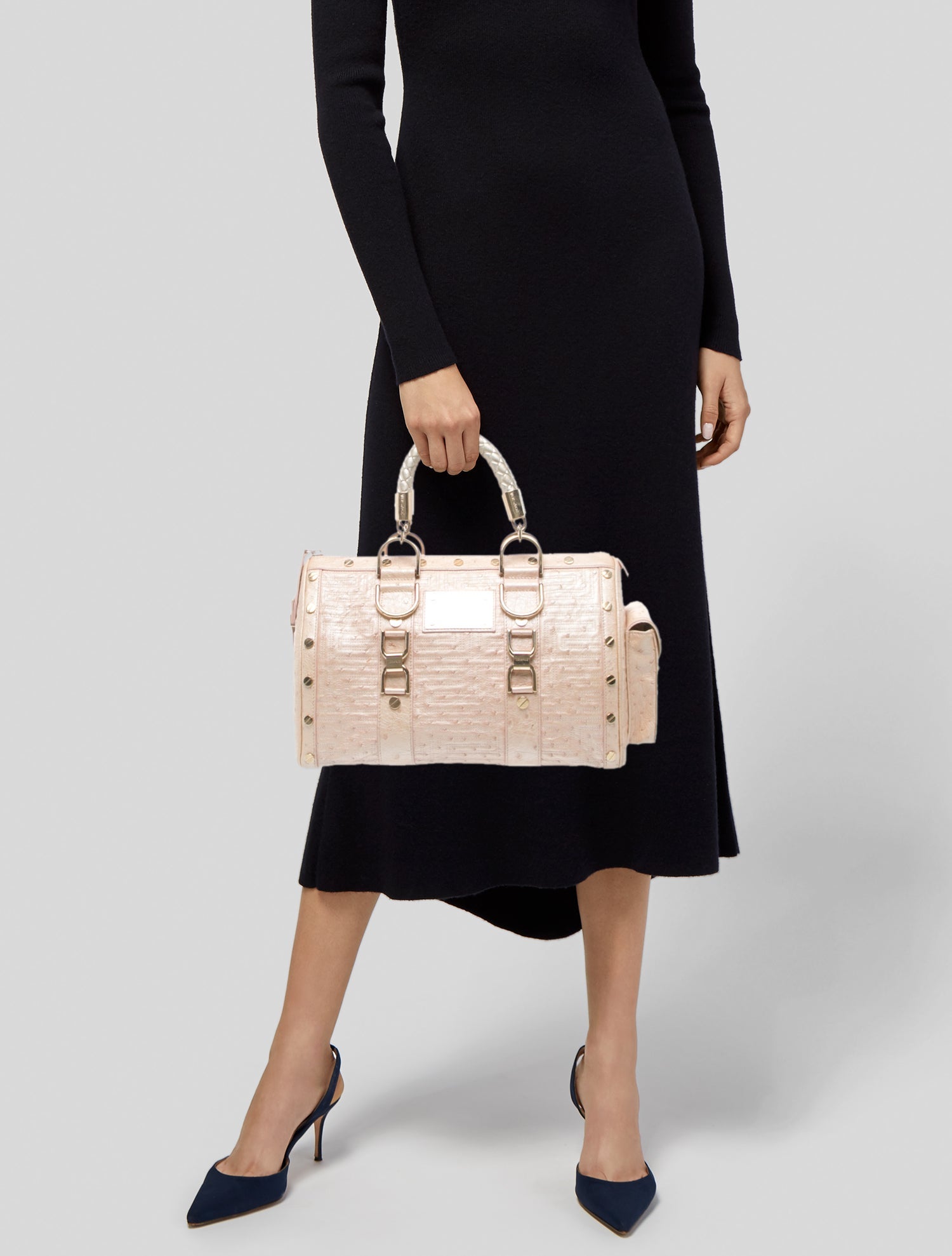 Gianni Versace Ostrich Madonna Vintage