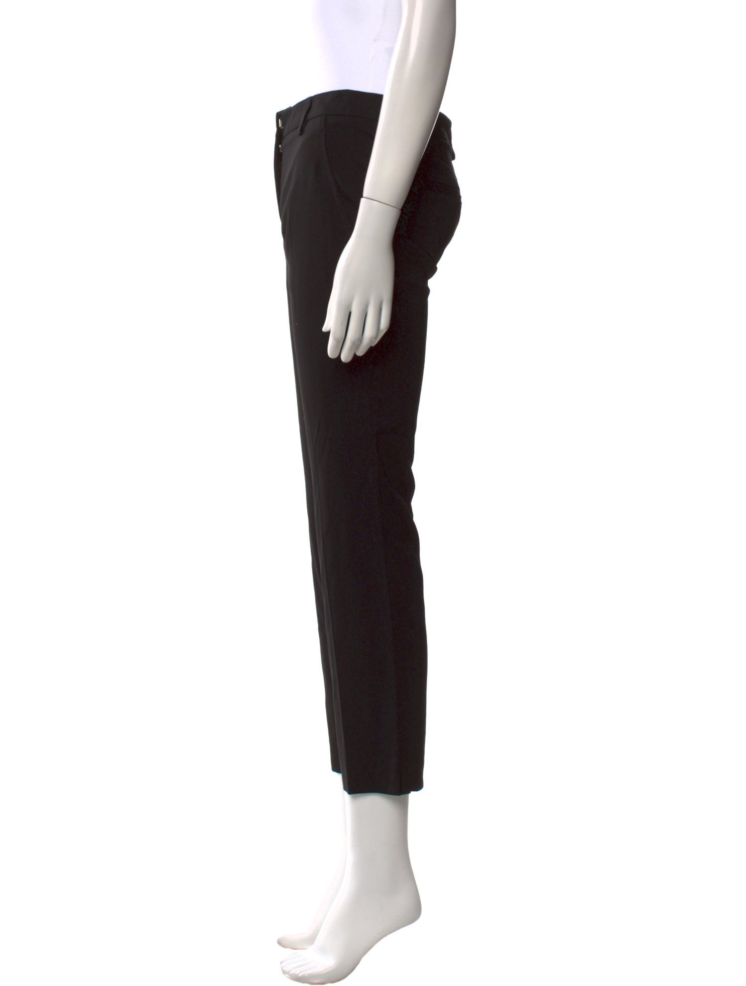 Gianni Versace Wool Straight Leg Pants