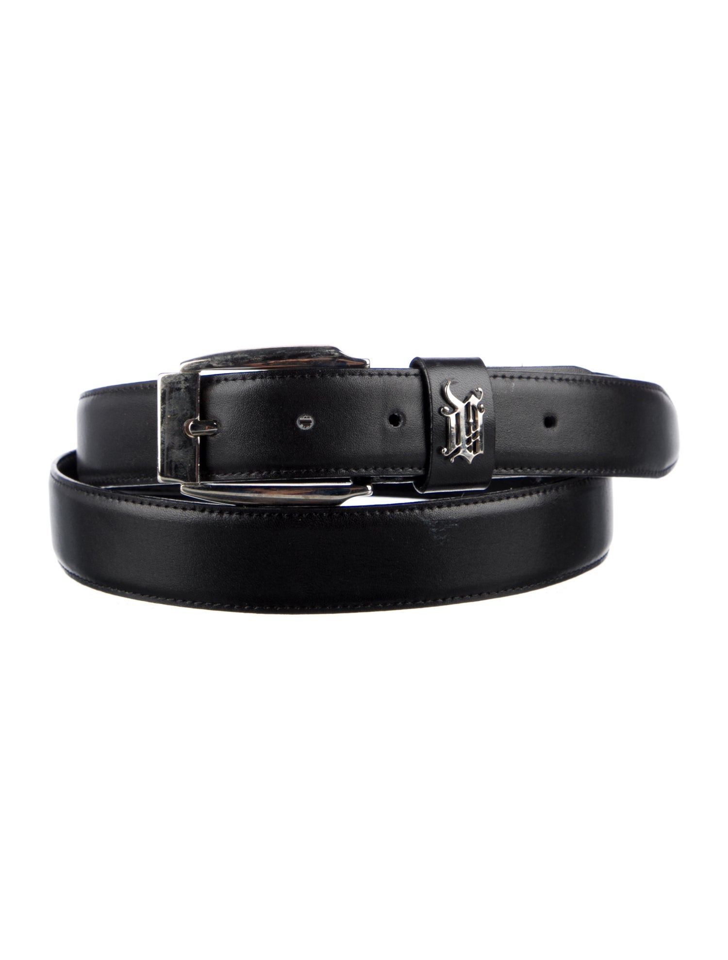 Gianni Versace Skinny Leather Belt
