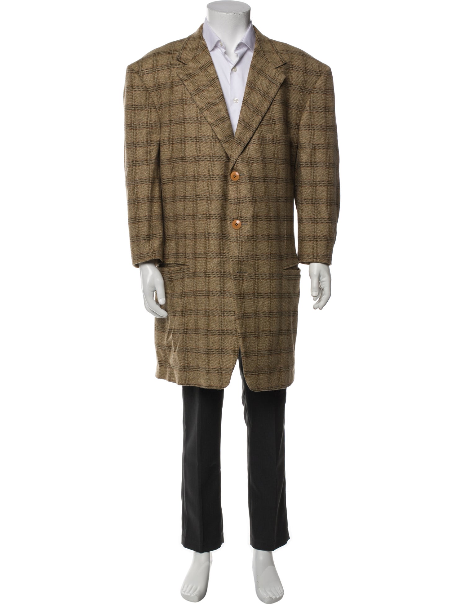 Gianni Versace Vintage Late 1980's - Early 1990's Overcoat