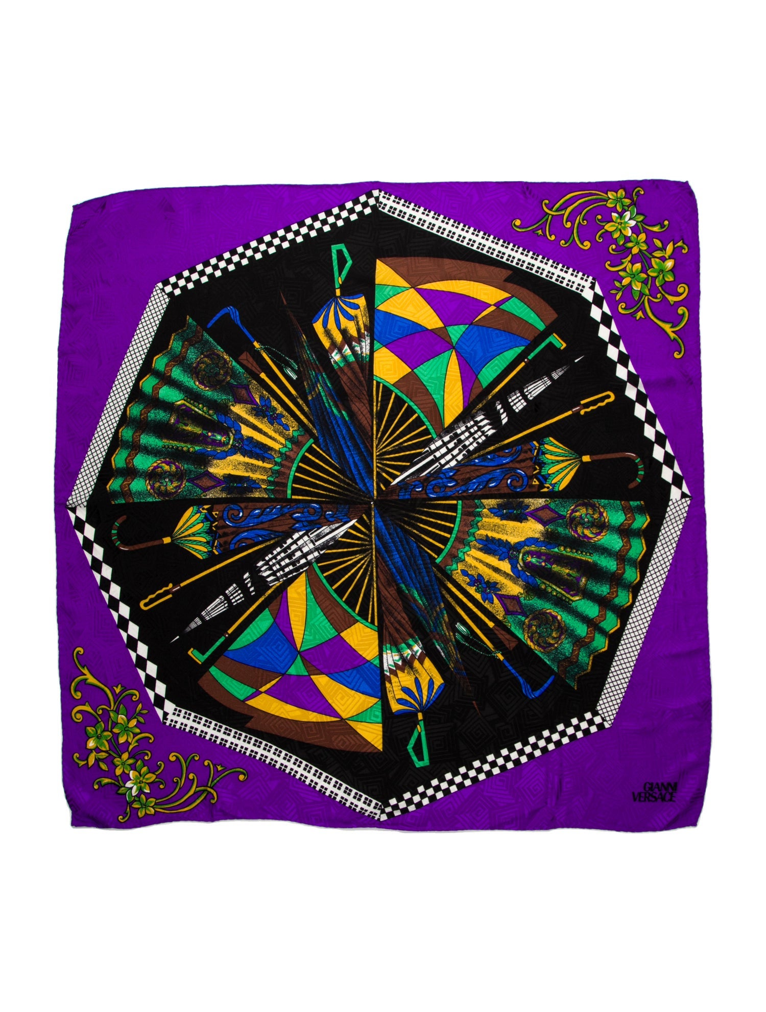 Gianni Versace Silk Printed Scarf