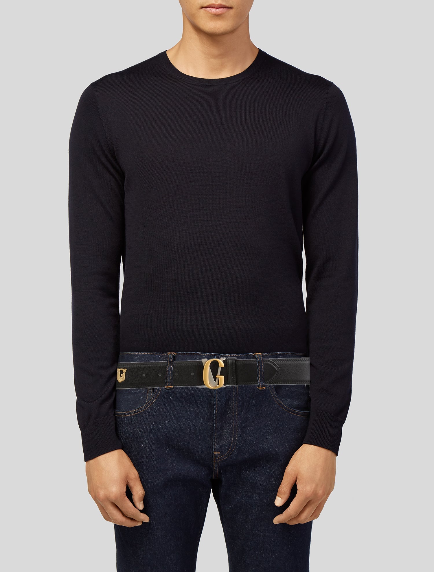 Gianni Versace Leather Belt Kit